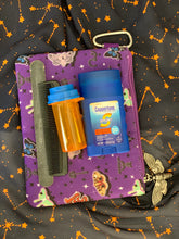 Load image into Gallery viewer, Moth Med Bags! Pencils Pouches! Available in Purple, Green, or Blue!
