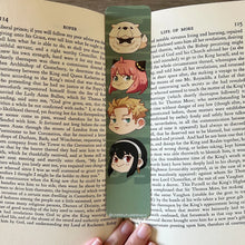 Load image into Gallery viewer, SxF Anime Chibi Bookmark - Anya, Bond, Loid, Yor #B012
