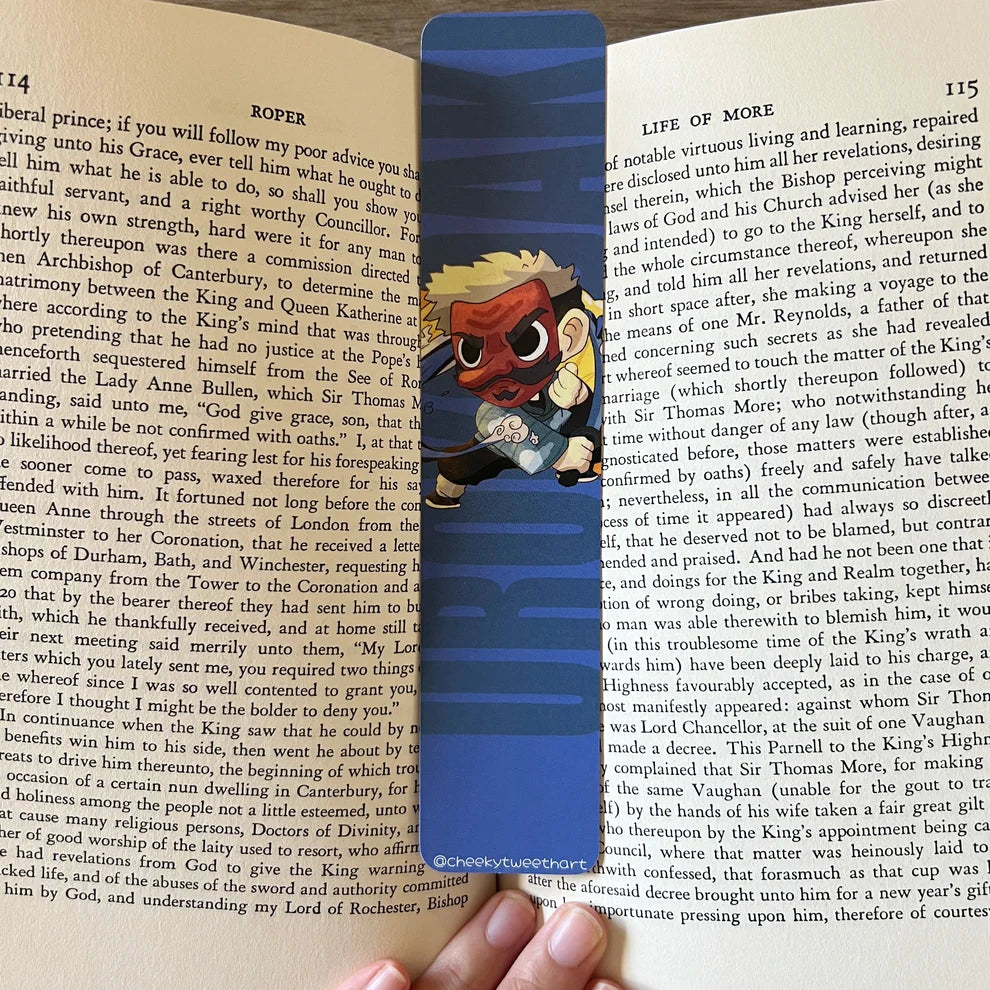 DS KNY Anime Chibi Sakochan Pineapple Fruit Slayer Bookmark - Urokodaki #B008