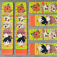 Load image into Gallery viewer, CSM Anime Chibi Bookmark - Aki, Deni, Makima, Pochita, Power #B005
