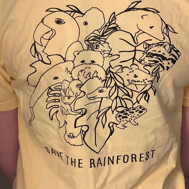 Save the Rainforest T-shirt: Multiple Colors!