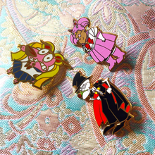 Load image into Gallery viewer, GOLD Sailor Courage Pin Trio
