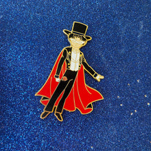 Load image into Gallery viewer, Tuxedo Mask Enamel Pin - Sailor Moon: Perfect Humans x Cult Fiction Press Collab
