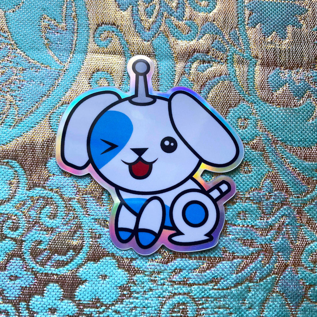 BizBaz Mascot Holographic Sticker