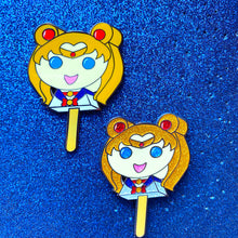 Load image into Gallery viewer, BB.CRE-8 x Perfect Humans Blind Bag Moonie Bubblegum Popsicle Pin Series! (Inner Scouts)
