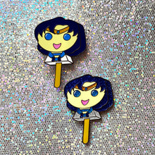 Load image into Gallery viewer, BB.CRE-8 x Perfect Humans Blind Bag Moonie Bubblegum Popsicle Pin Series! (Inner Scouts)
