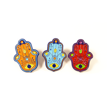 Load image into Gallery viewer, Hamsa Hand Pin - Red
