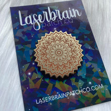 Load image into Gallery viewer, Matte Gold and Matte Silver Mandala Pins
