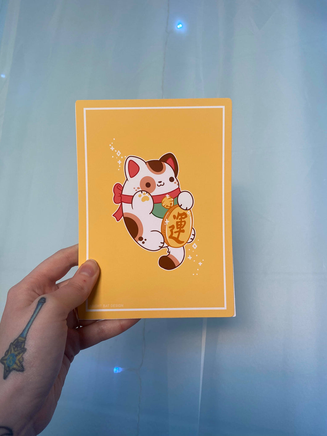 Lucky Cat Nugget Print