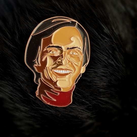 Carl Sagan Enamel Lapel Pin / Brooch