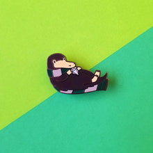 Load image into Gallery viewer, Green Platypus Enamel Pin
