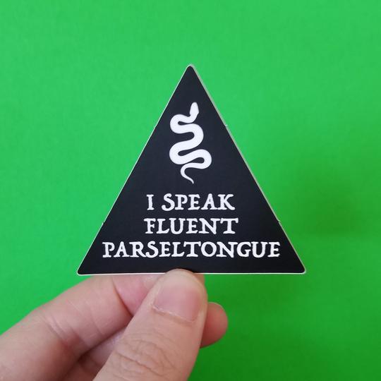 I Speak Fluent Parseltongue Vinyl Sticker