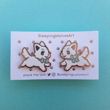 Load image into Gallery viewer, Pastel Puppy Collar Pins - Mint
