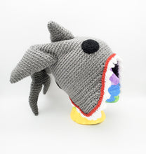 Load image into Gallery viewer, Shark Attack Crochet Hat
