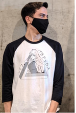 Load image into Gallery viewer, Triangle Paradox Waifu Baseball Shirt
