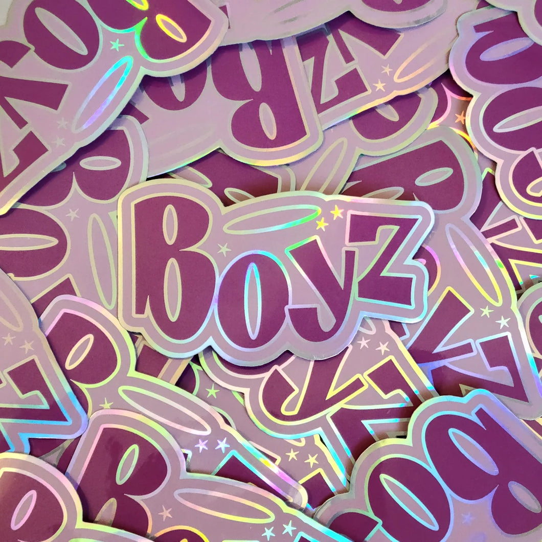80's, 90's, or 00's Boys Holo Stickers or Enamel Pins!
