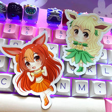Load image into Gallery viewer, Chibi Girl Eeveelution Magnet Set - 8 MAGNETS!!
