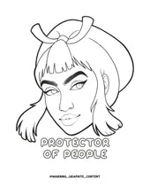 Load image into Gallery viewer, FREE Coloring Sheets - Warning Graphite Content
