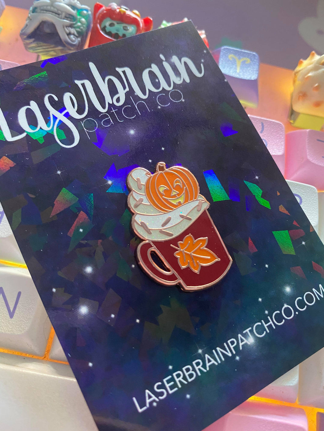 Pumpkin Spice Latte Mug Pin