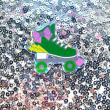 Load image into Gallery viewer, Moonie Skates Enamel Pin &amp; Sticker Collection
