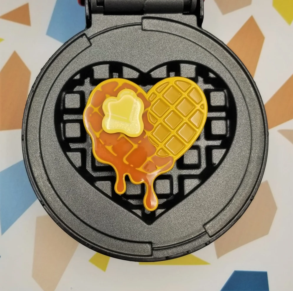 Heart of a Balanced Breakfast 1.0: Syrup Waffle w/ butter top pin