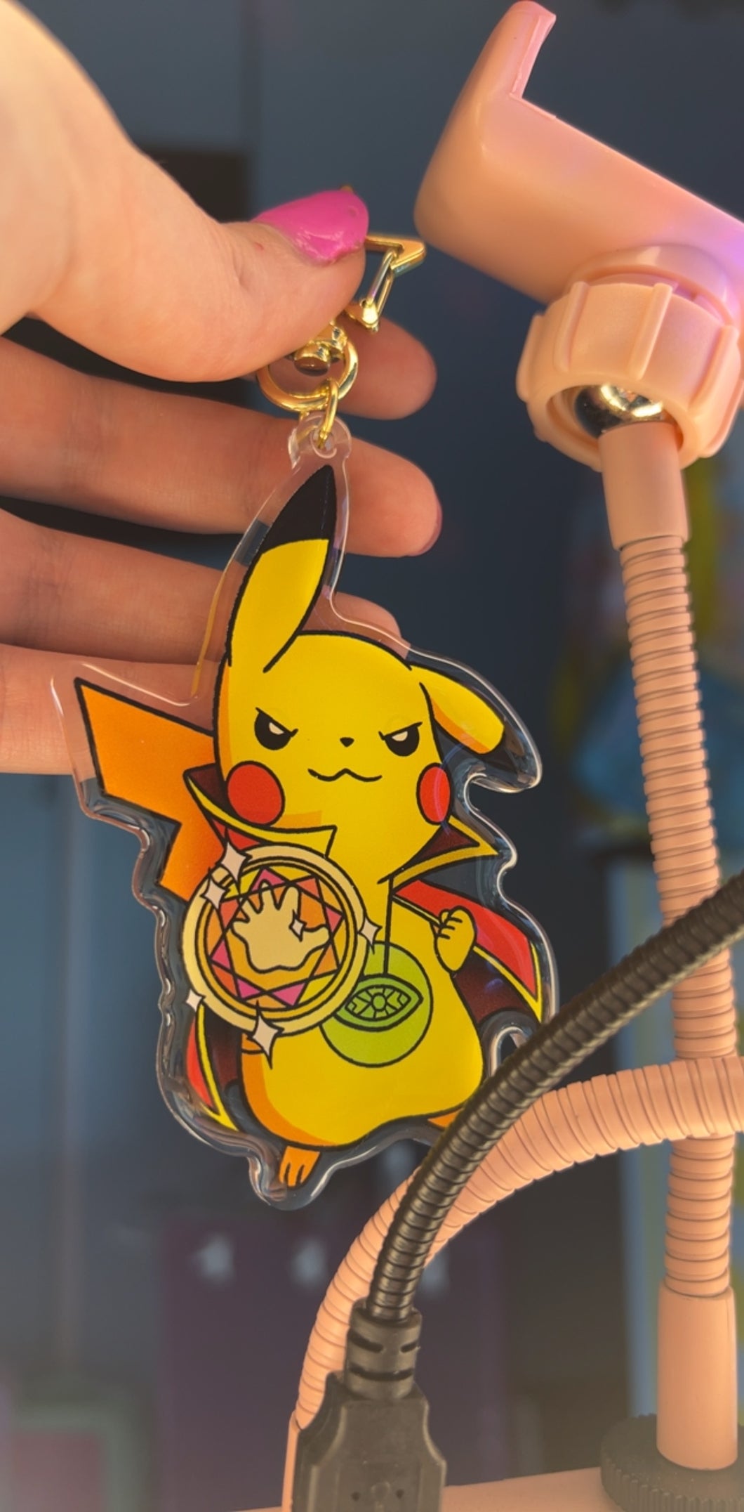 Dr Strangechu double sided keychain