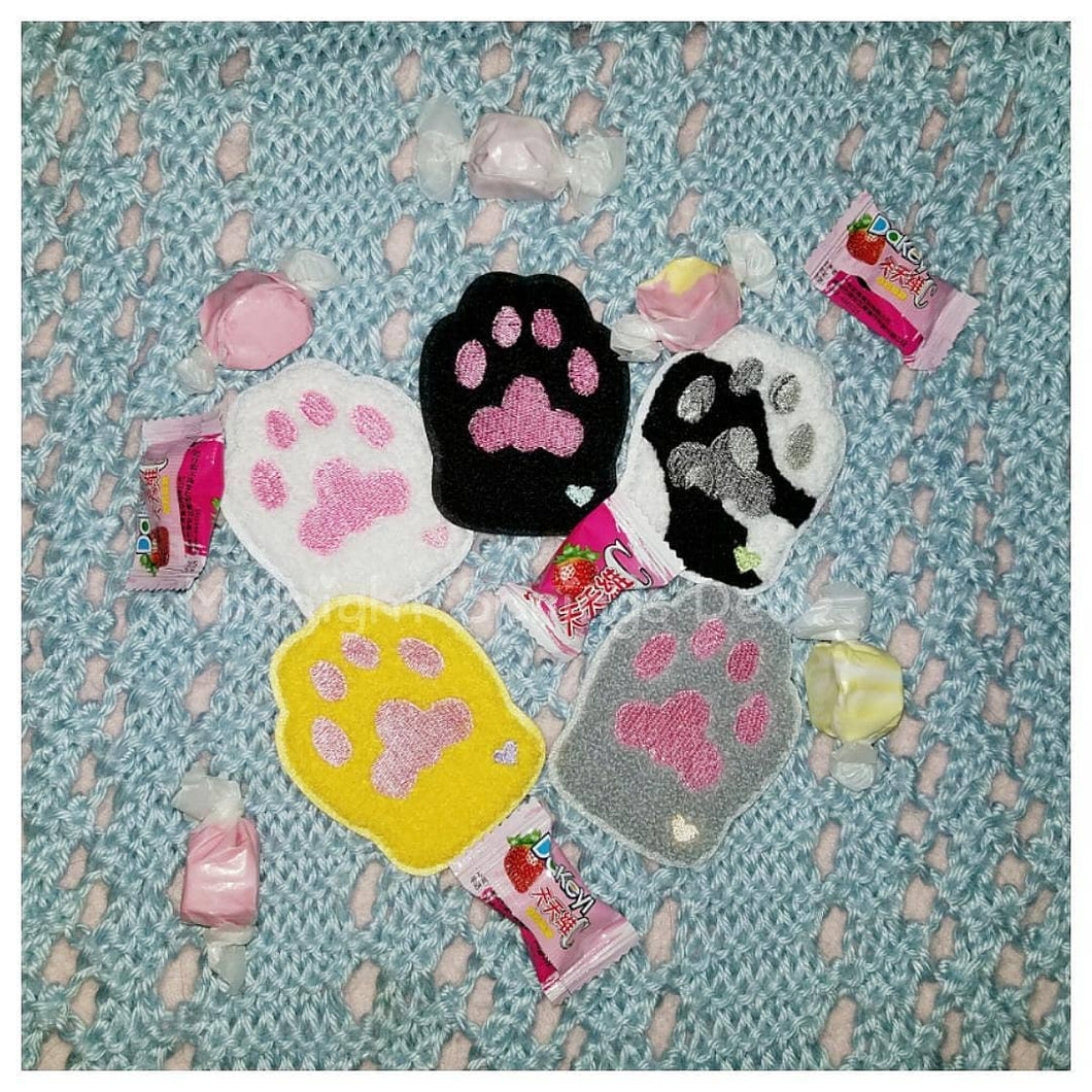 Fuzzy Cat Paw Patch