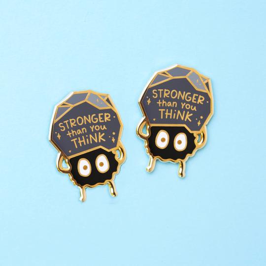 Stronger Soot Sprite Ghibli Enamel Pin