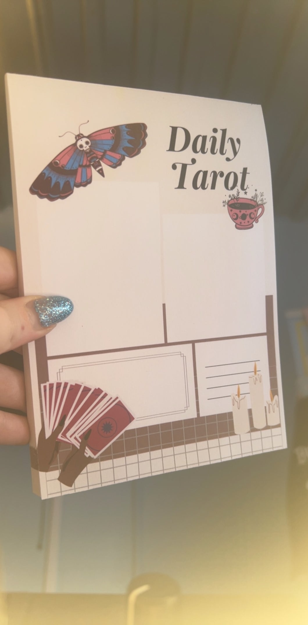 Daily Tarot notepad