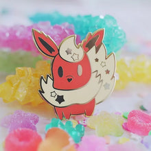 Load image into Gallery viewer, Shiny or Regular Kawaii Flame Lil Creature Enamel Pin
