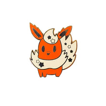 Load image into Gallery viewer, Shiny or Regular Kawaii Flame Lil Creature Enamel Pin
