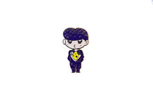 Load image into Gallery viewer, Fancy Hair Enamel Pin QT
