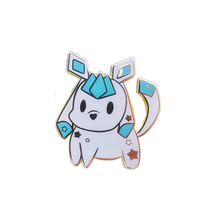 Load image into Gallery viewer, Shiny Icy Kawaii Lil Creature Enamel Pin
