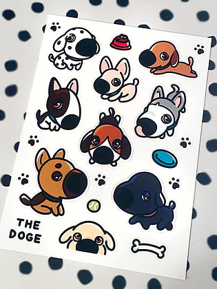THE DOGE Sticker Sheet