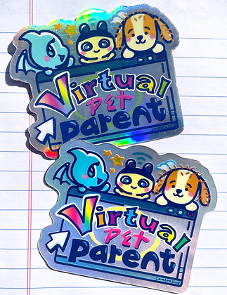 Virtual Pet Parent Sticker