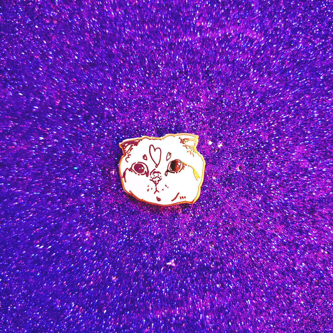 Squish Cat Pin