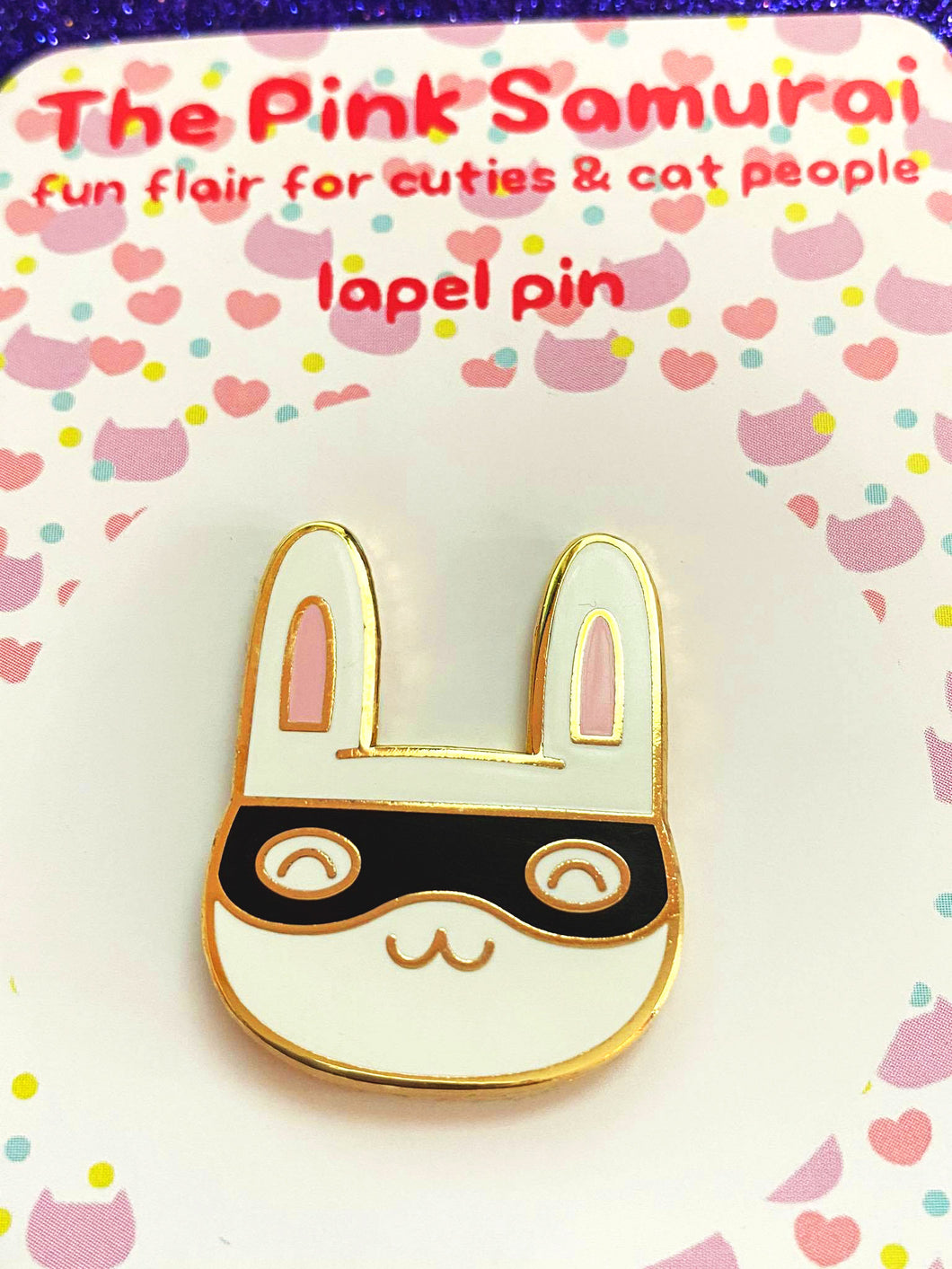 Bunny Bandit Pin