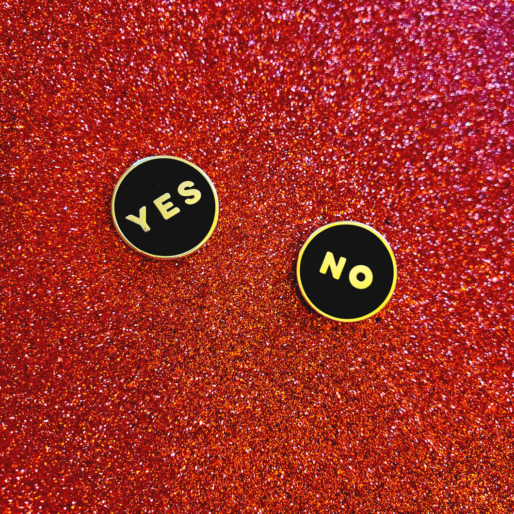 Yes / No Pins