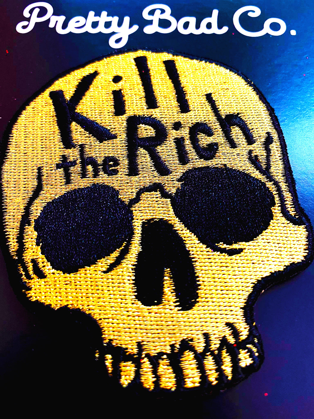 Kill The Rich - Skull Patch