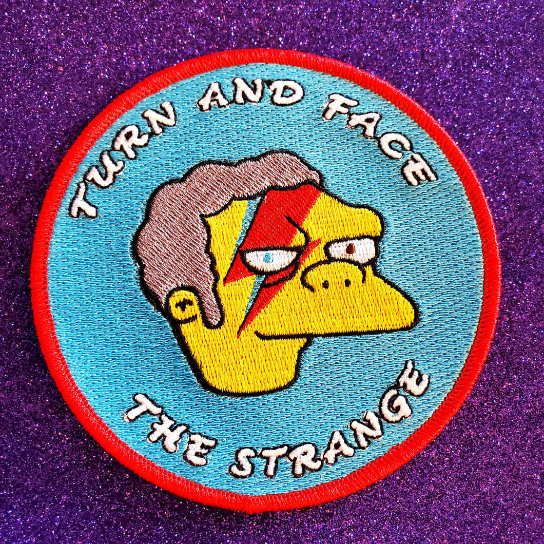 Turn and Face the Strange Patch - Simpsons x Bowie Mash Up