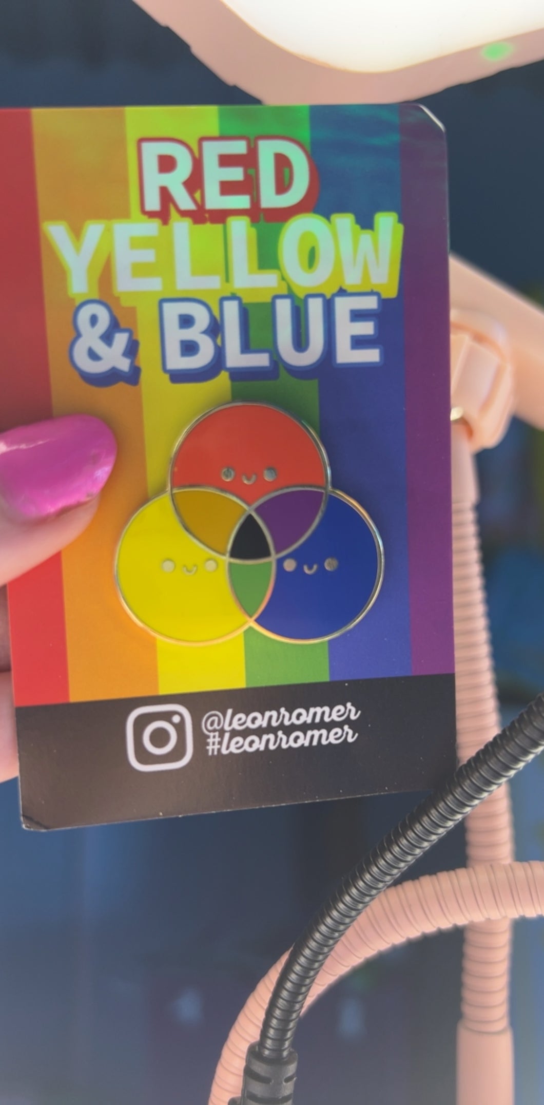 RYB Colorwheel Pin