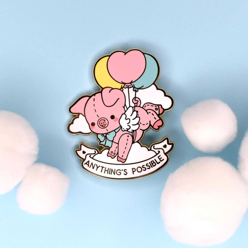 Anything's Possible Pig Enamel Pin