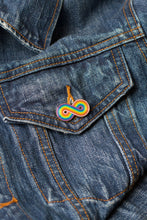 Load image into Gallery viewer, Forever Gay Pin - Rainbow
