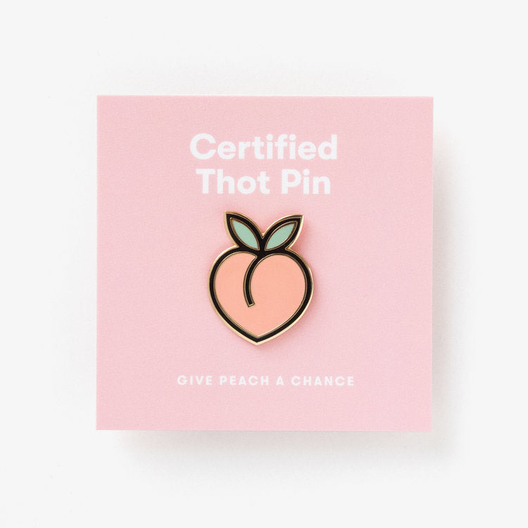 Certified Thot Pin - Peach