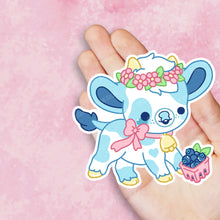 Load image into Gallery viewer, Garden Cows Vinyl Sticker Set

