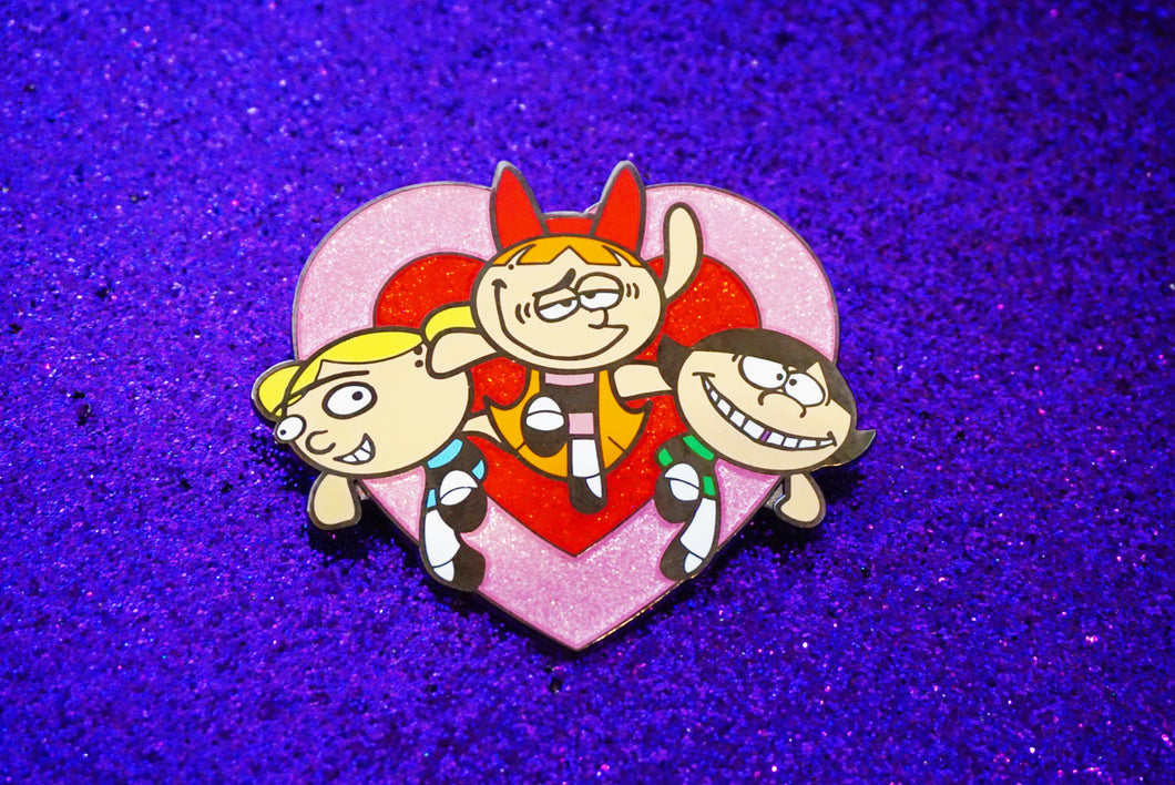 The Powerpuff Eds Pin