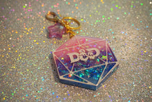 Load image into Gallery viewer, D&amp;D Die Resin Keychain
