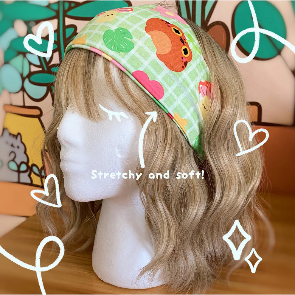 Frog Headband in Pink or Green