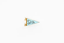 Load image into Gallery viewer, SIGH BANNER LAPEL PIN
