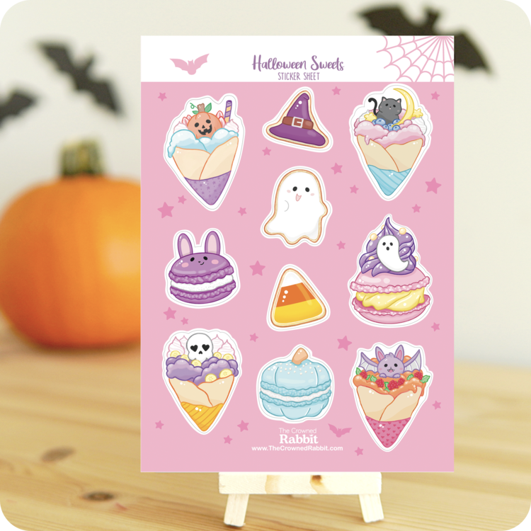 Halloween Sweets Sticker Sheet